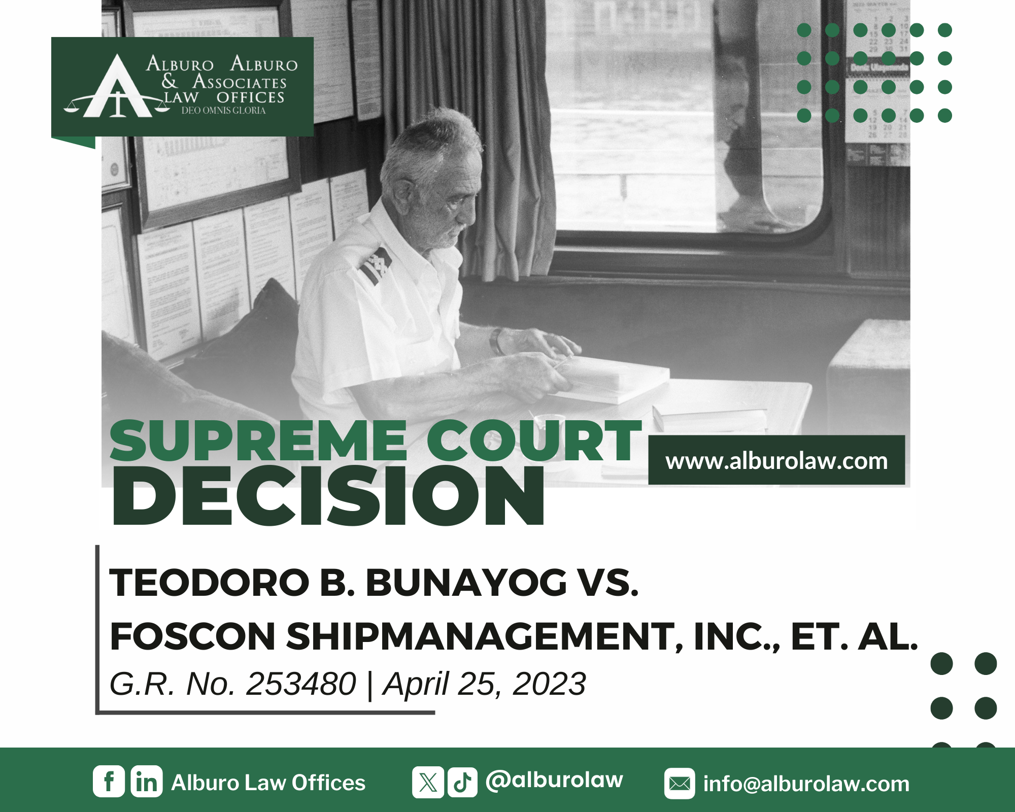 The Supreme Court decides: When there are conflicting medical findings between the company-designated physician and the seafarer’s physician of choice, the seafarer shall subsequently request for a referral to a third doctor.