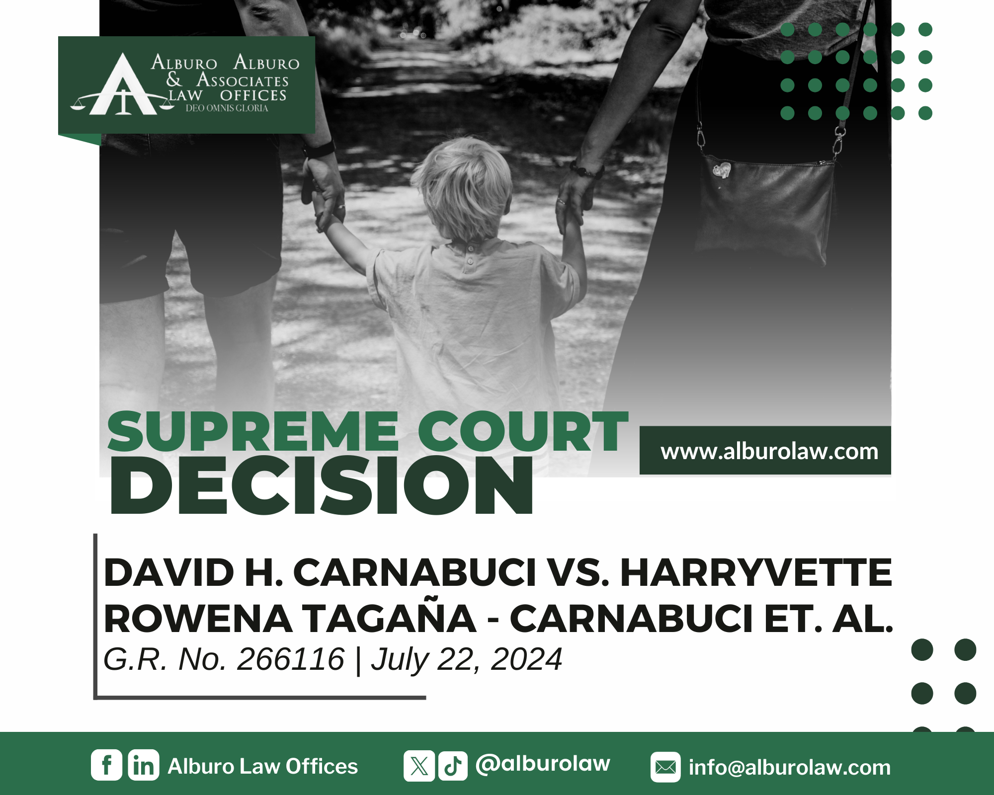 The Supreme Court decides: Overseas Filipino workers (OFWs) may still exercise parental authority and even sole custody over their children despite being assigned abroad.