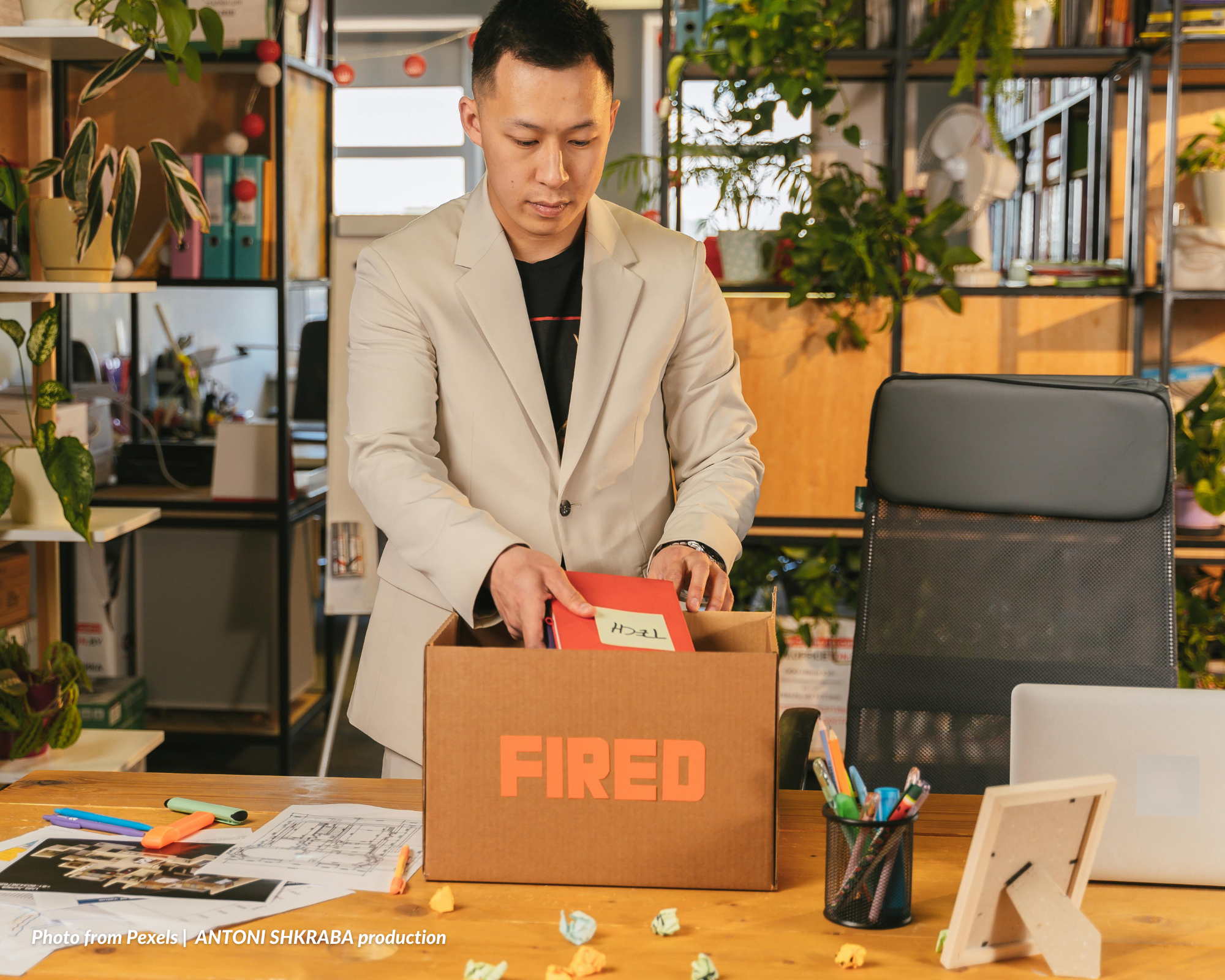 Does the two-notice rule apply to probationary employees?