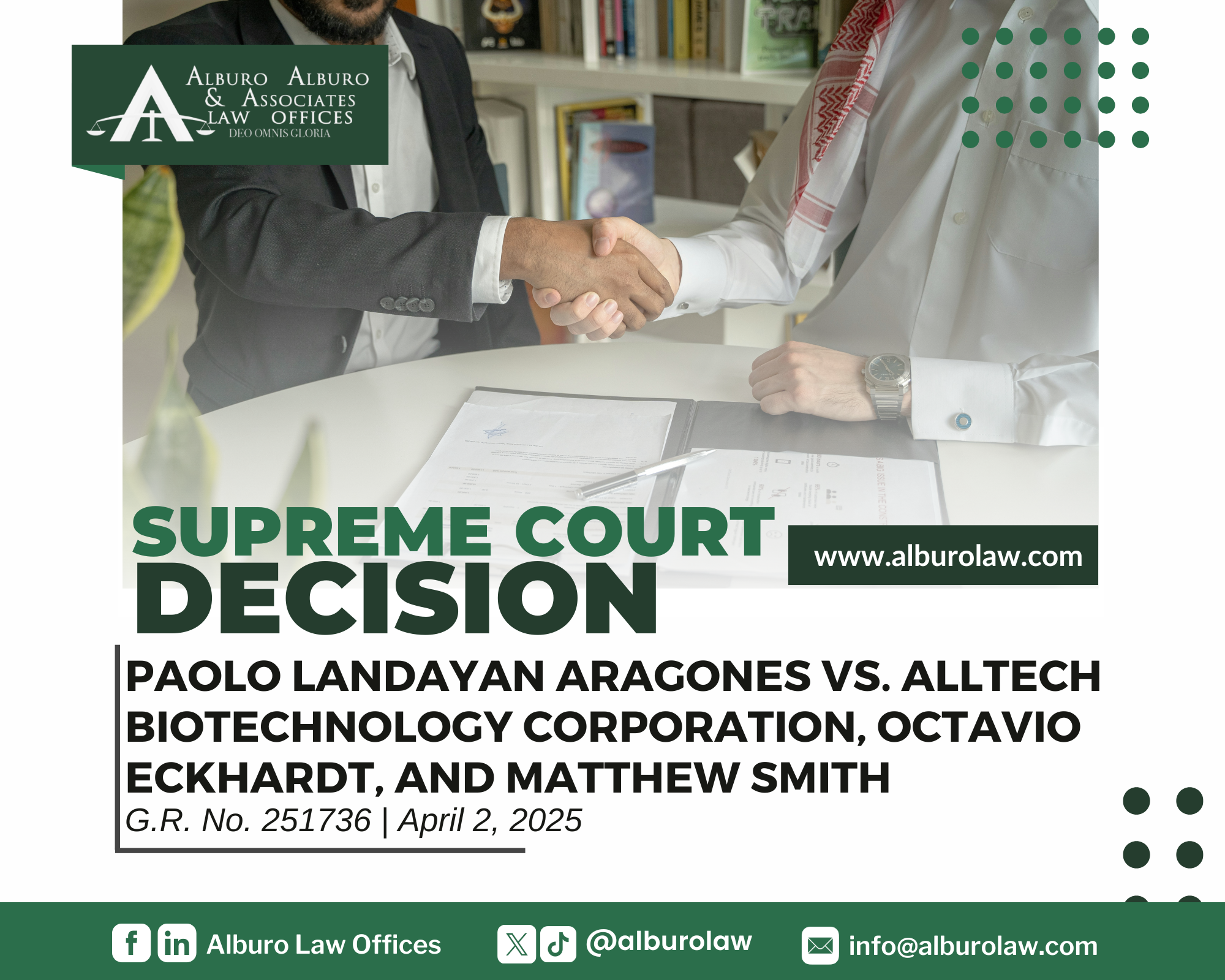 The Supreme Court decides: An employment contract, like any other contract, is perfected at the moment the parties come to agree upon its terms and conditions, and thereafter, concur in the essential elements thereof.