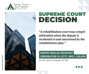 The Supreme Court Decides: A rehabilitation court may compel arbitration when the dispute is incidental to and sanctioned by the rehabilitation plan.