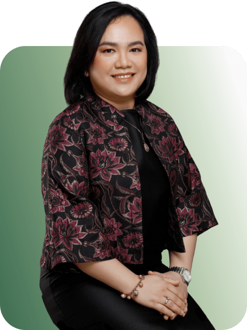 Professional portrait of Atty. Rizzle May R. Ostia-Alburo, Partner at Alburo Law.