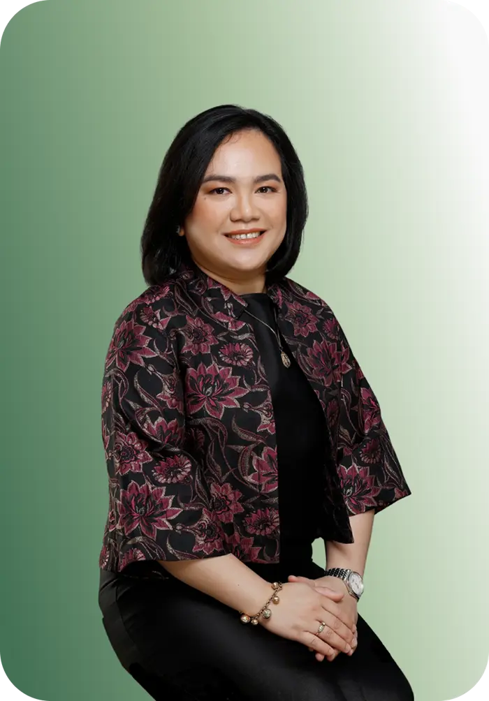 Professional portrait of Atty. Rizzle May R. Ostia-Alburo, Partner at Alburo Law.