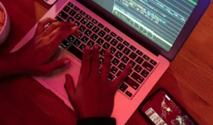 close-up-shot-of-a-person-using-a-laptop